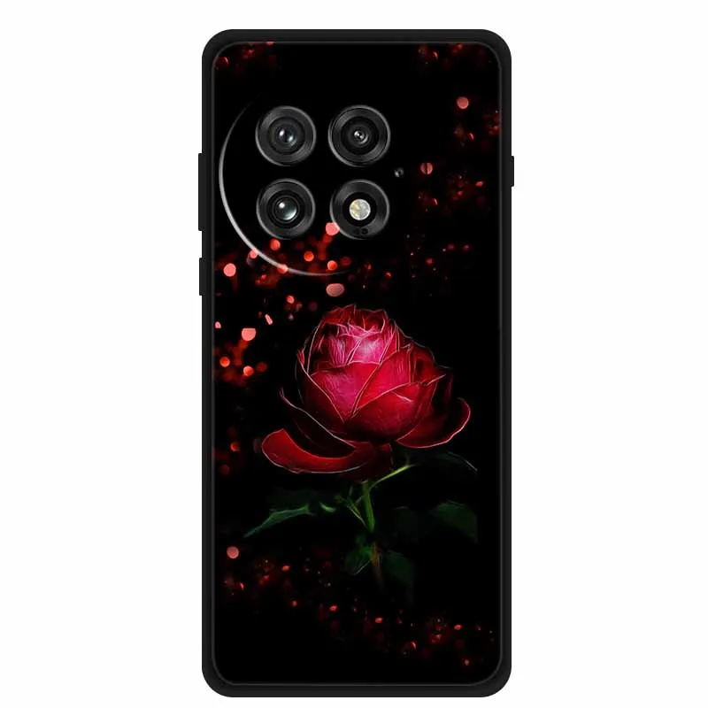 Colorful Splicing Cartoon Soft Silicone Black Cover - Fashion Protective Case