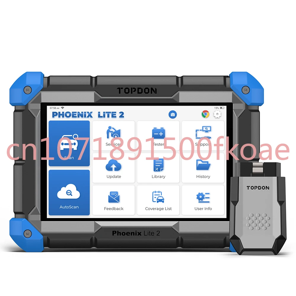

Диагностический сканер Obd2 TOPDON Phoenix Lite2, устройство для диагностики автомобиля, 2 года гарантии, онлайн-кодирование