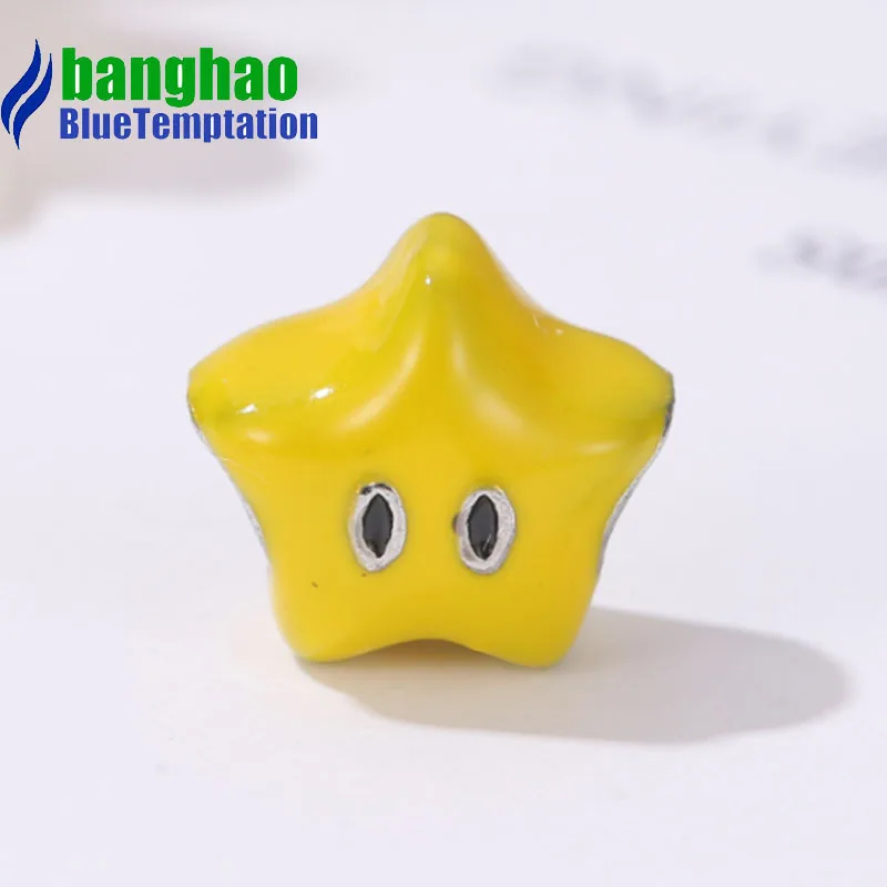 Wholesale DIY Fashion star Charm for making accessories for jewelry alloy pendants bracelets beads ENM916