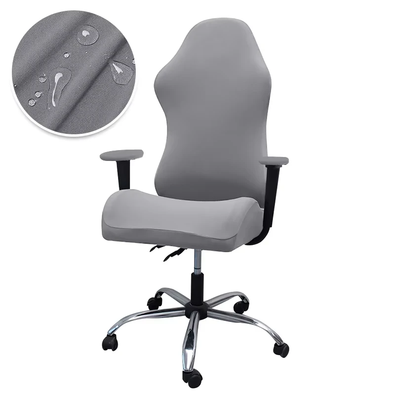 Elastic Spandex Office Chair Slipcover - Chair Protection for Armchairs & Gaming Chairs