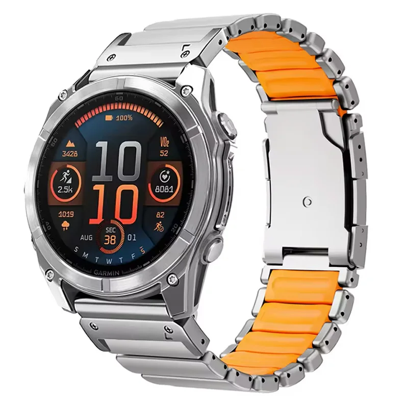 Premium 26mm Titanium Watch Band with Quick Fit Strap Feature
