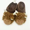New Hot Highland Cow Slippers Plush Cattle Slippers Brown Cartoon Winter Warm Kawaii Animal Slides Shoes Adult Plushie Gift 5