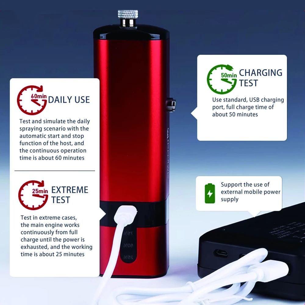HM-02 Handheld Portable Compressor Automatic Airbrush Air Pump Model Spraying Tool Hobby DIY Accessories Air Pump