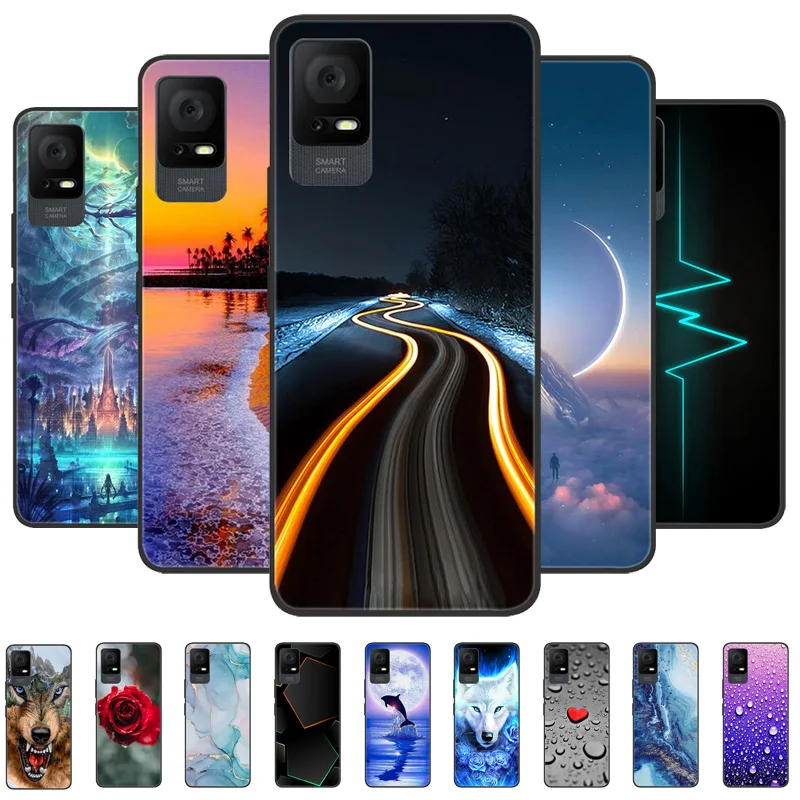 Stylish Soft Silicone TPU Painted Back Cover Phone Case