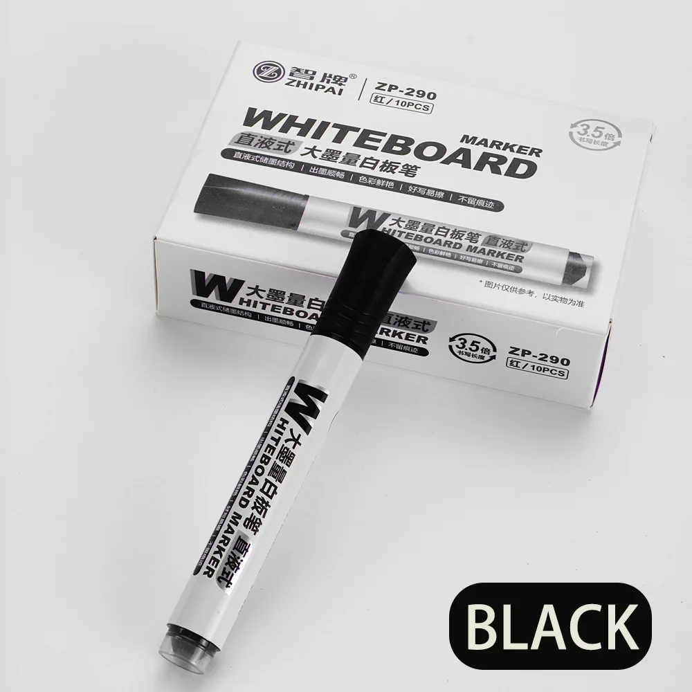 대용량 액체 잉크 화이트보드 마커 3가지 선명한 색상 지우기 가능 잔여물 없음 교실 회의 교육 사무실용