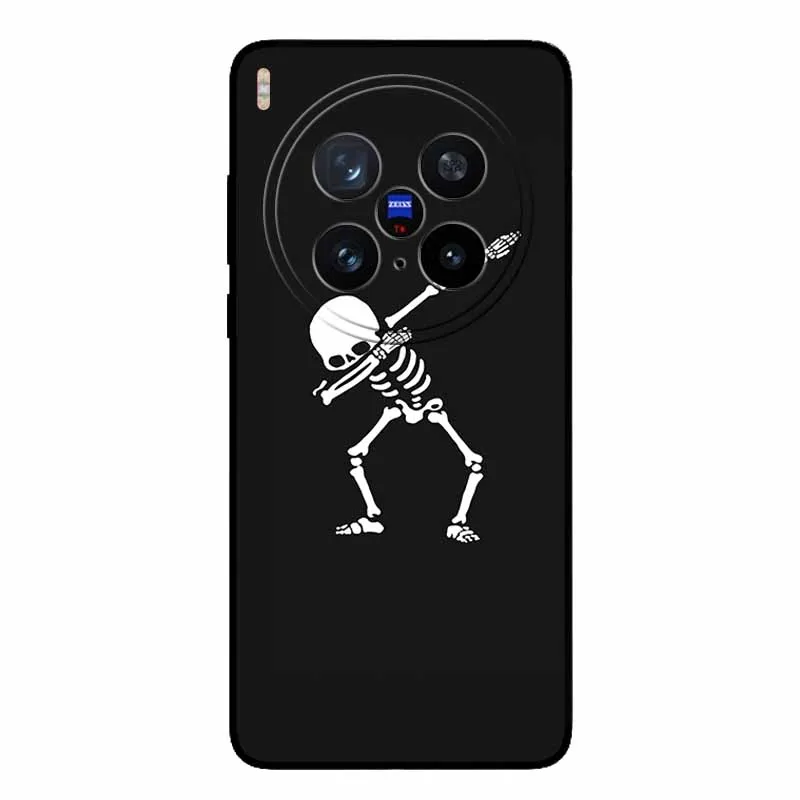 Sleek Black Silicone Protective Phone Case - Stylish Back Cover with Bumper Protection