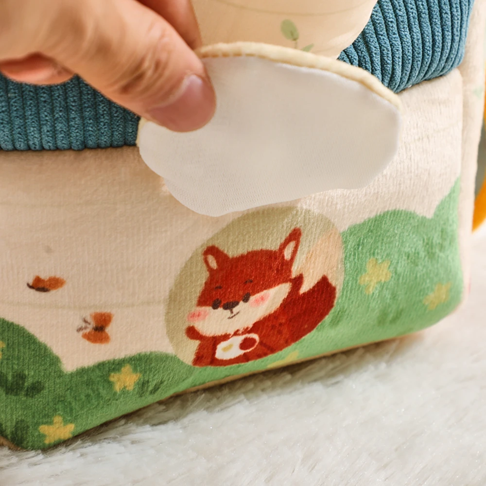 Montessori Sensory Busy Box – Soft Farm Animal Toy & Finger Exercise Game for Kids