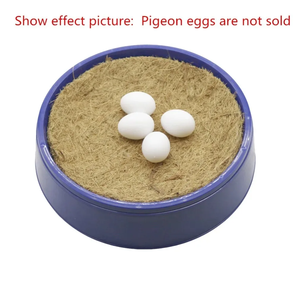 1 Pc Plastic Bird Egg Nest with Straw Mat
