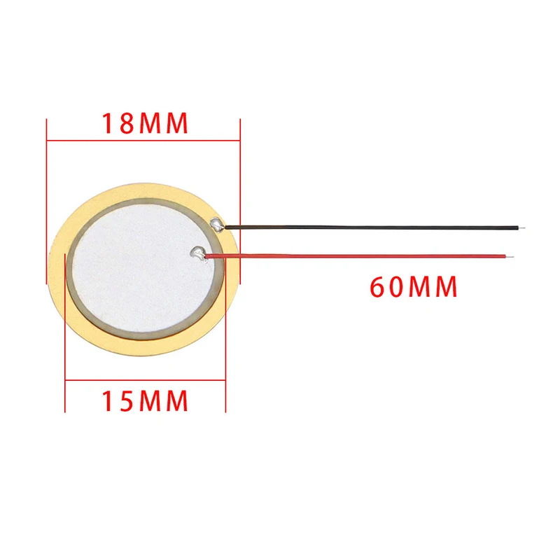 10 Pcs Assorted Piezoelectric Ceramic Sounder Sensor Set