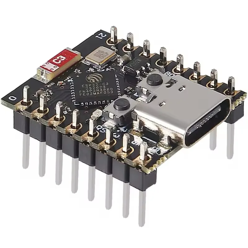 รูปสินค้า บอร์ดพัฒนา ESP32-C3 SuperMini Plus WiFi Bluetooth รุ่น V2.0 สีแดง