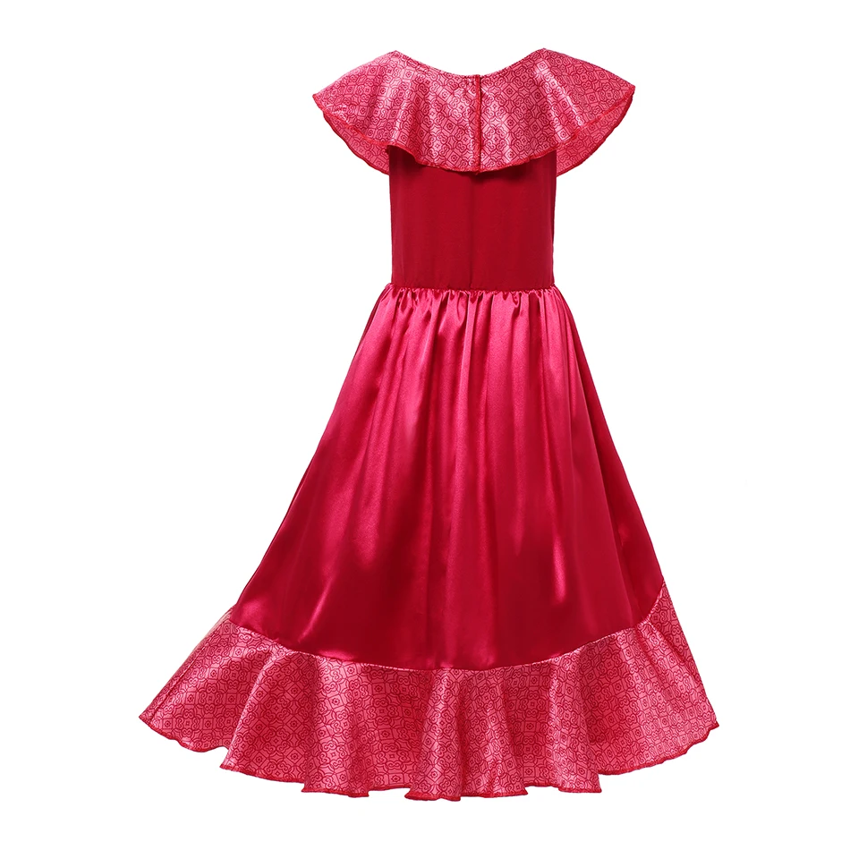 Disney Elena of Avalor Princess Costume For Girl 2024 Carnival Party Children Clothing Birthday Cosplay Ball Gown Outfit Dress