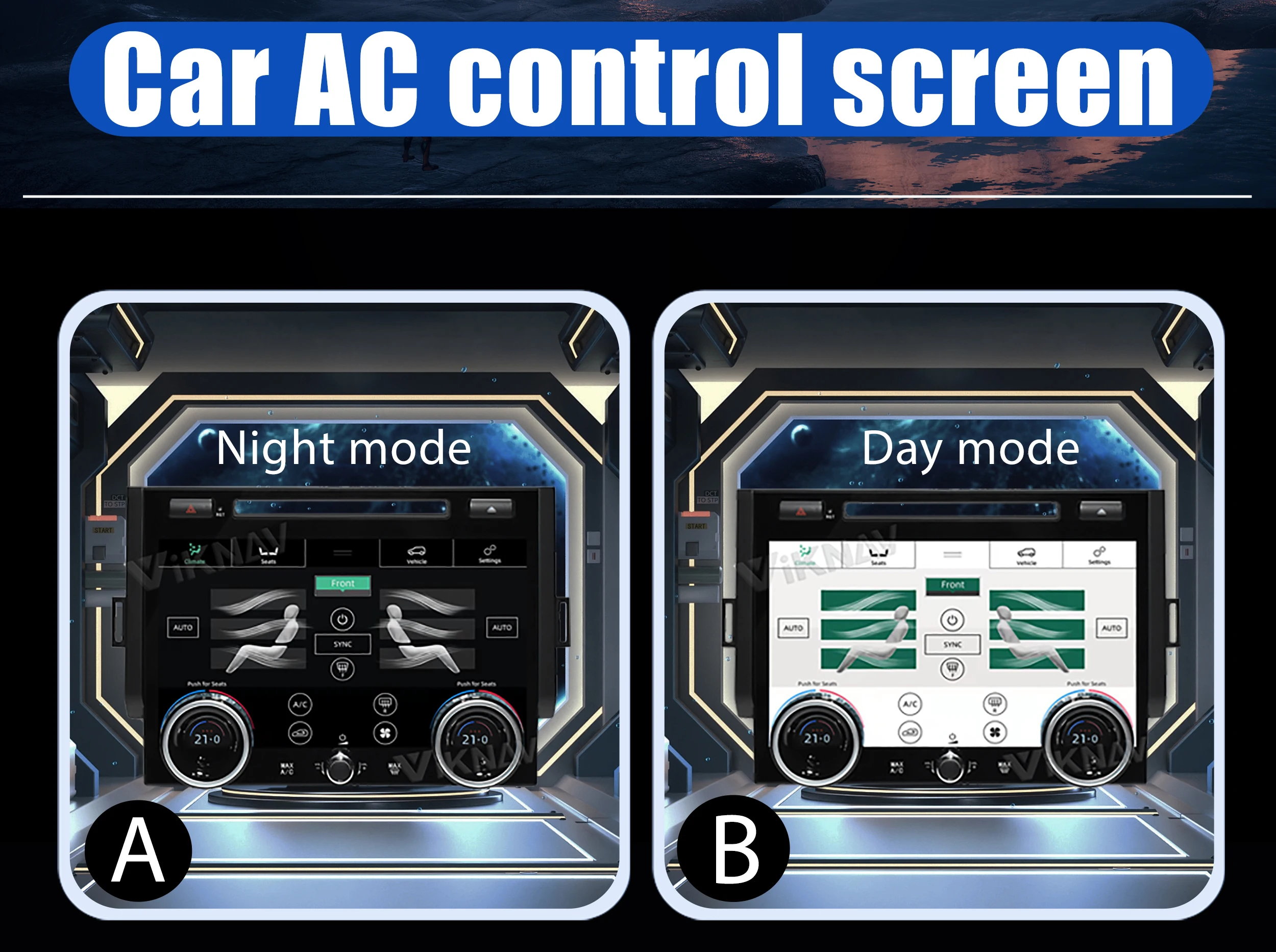 Android AC panel For Land Rover Range Rover Sport L494 2013-2017 Climate Control AC Control Board