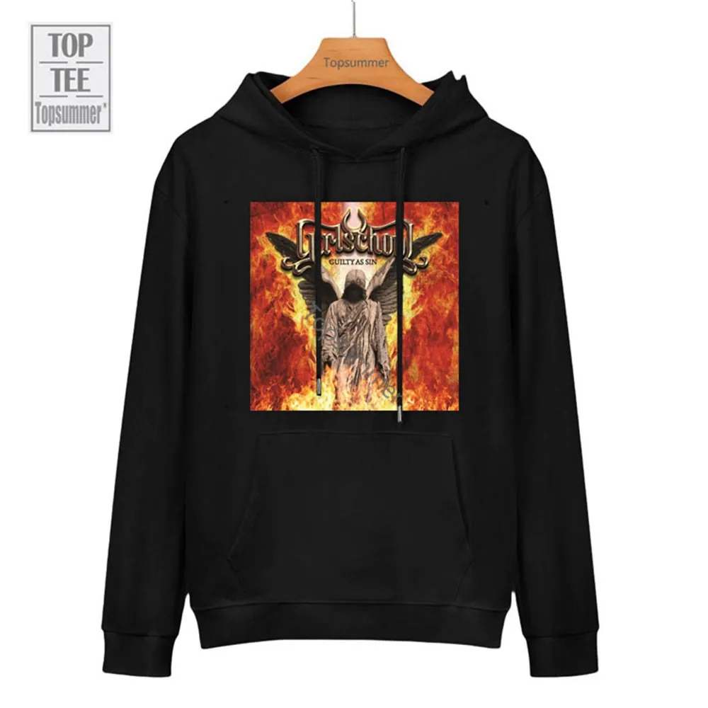 

Guilty As Sin Album Sweatshirt Girlschool Tour Hoodies Teens Loose Streetwear Graphic Print Hoodie