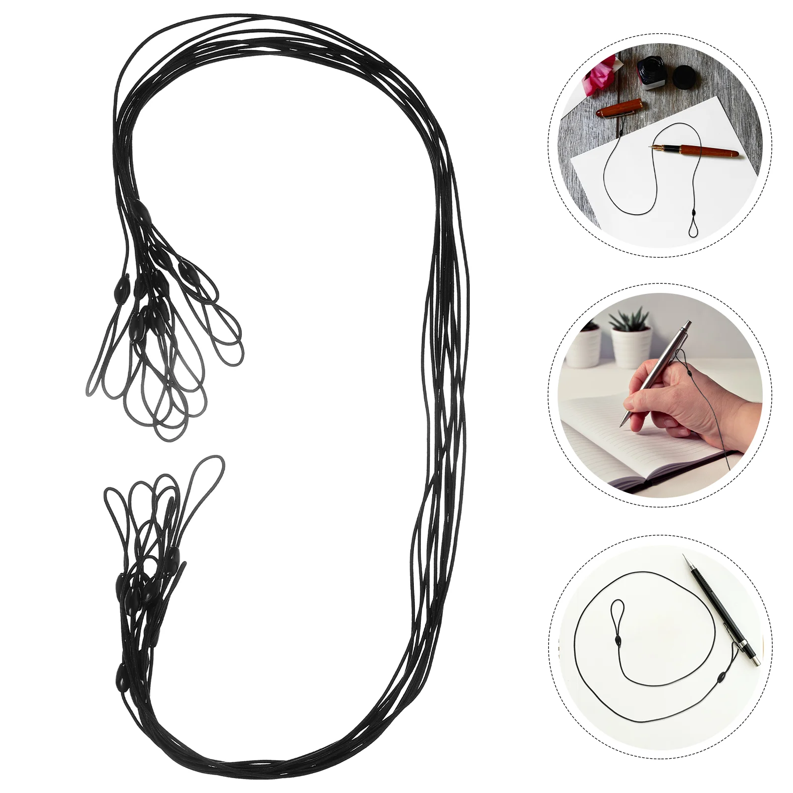 

10 Pcs Stylus Pen Lanyard Strap Hanging Wrist Rope for Touchscreen Elastic Pens Wristlet Keychain