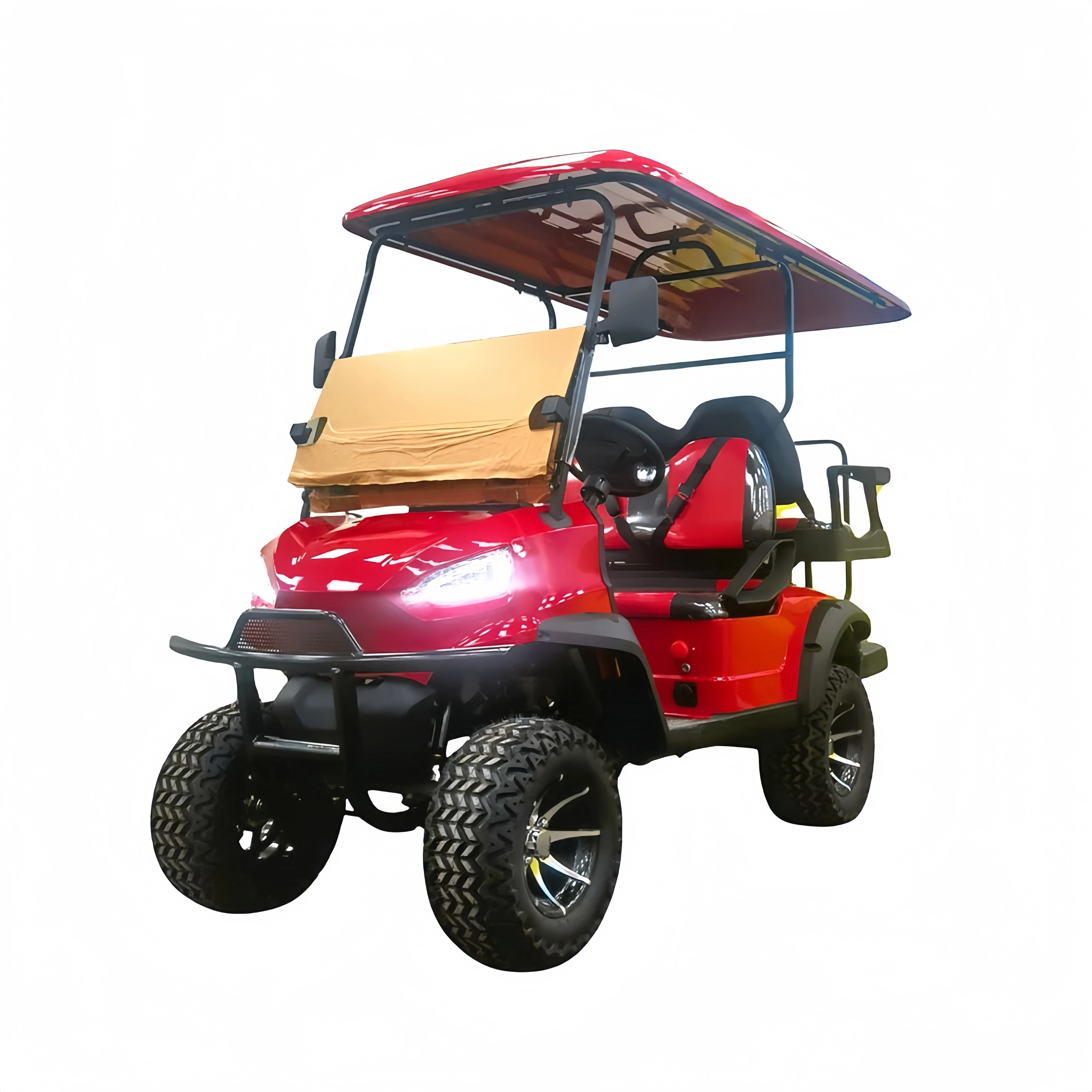 Lithium Battery Powered lifted 8 Seats Golf Cart City Vehicle Tourist Sightseeing Bus For Sale Golf Cart Street Legal