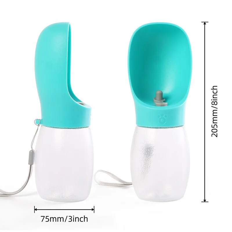 Pet Portable Water Bottle for Small Dogs Cats Leakproof Outdoor Travel Dog Drinking Bowl Water Dispenser Puppy Chihuahua Supplie 6