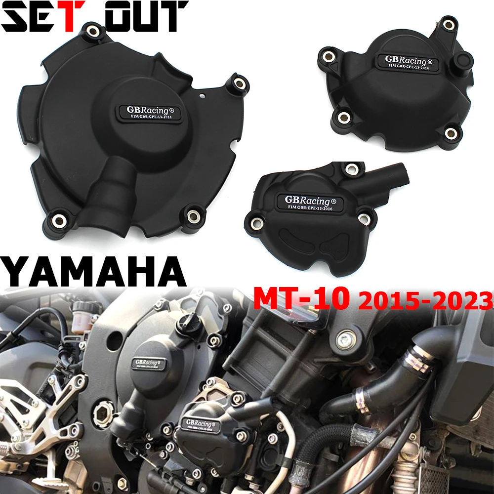 

Для Yamaha MT-10 2015 2016 2017 2018 2019 2020 2021 2022 MT10 2023-2015 аксессуары для мотоциклов набор крышек двигателя для крепления