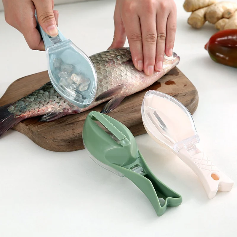 Fish Scales Remover Scraper Cutter Scraper Cleaning Tool Scraping Device Kitchen Gadget Sets fish scales scraper,fish scale cleaner,fish scale scraper