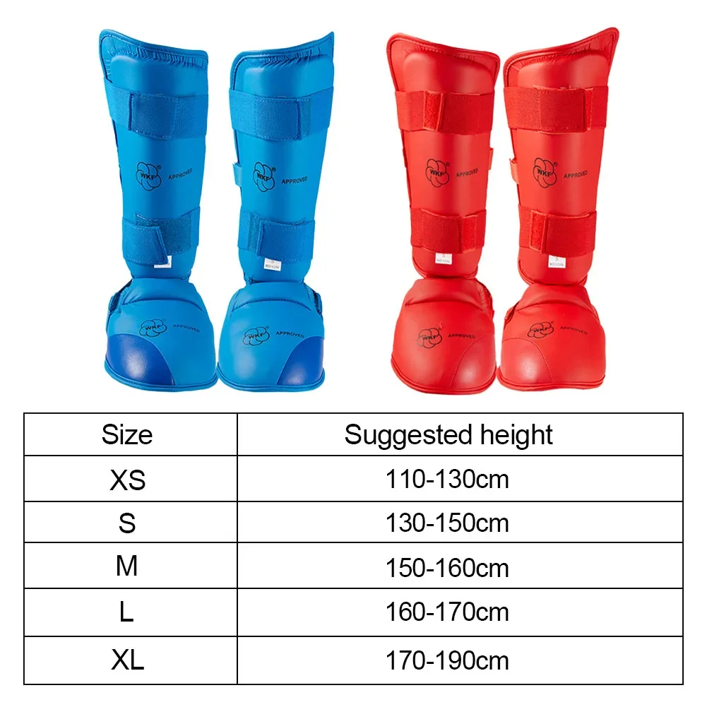 Description Picture 2 of itemTaekwondo Uniform Karate Sparring Gear Set Leg Hand Protector Shin Guard Palm Boxing Gloves Sock Shoes MMA Training Adult Child