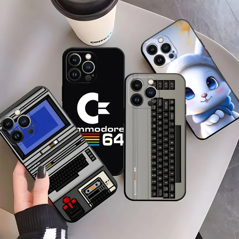 C64 Commodore 64 Custodia Per Telefono Fundas Per Iphone 14 Pro Max 13 Mini 11 12 Xr X Xs 6 6S 7 8 Plus Cover Posteriore Antiurto