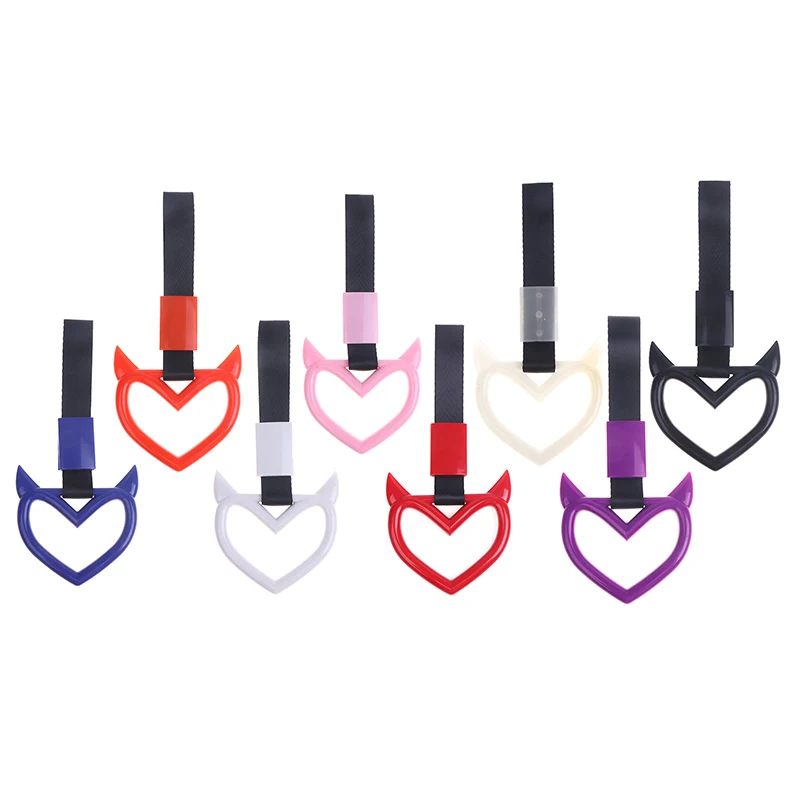 

1PC Plastic Train Bus Handle Hand Strap Drift Charm Strap Drift Warning Ring for Car Rear Bumper Supplies Glow in the dark
