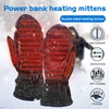 Electric Gloves Men Women USB Charging Electric Heated Winter Gloves Winter Skiing Snowboarding Can Touch Screen Snow Gloves 6