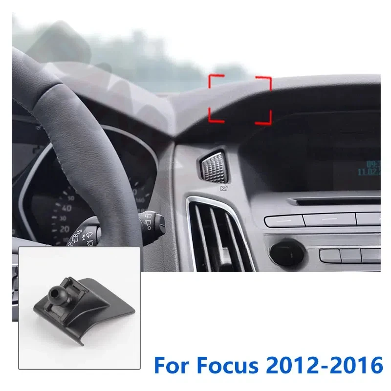 17mm Special Mounts For Ford Focus Car Phone Holder GPS Supporting Fixed Bracket Air Outlet Base Accessories 2005-