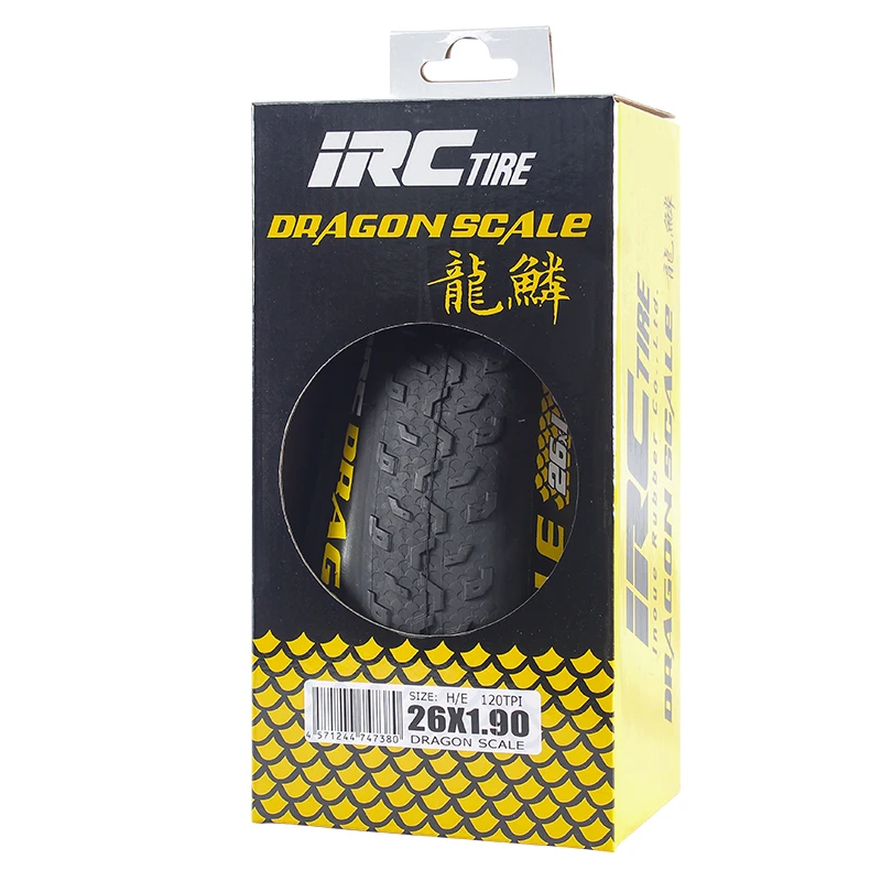IRC-Ultralight Anti Puncture MTB Bicycle Tire Anti Puncture Tyre  Antiskid  Off-road Race Foldable Yellow Edge 26 27.5 29x1.9