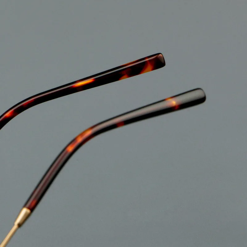KLAR Ultraleichte Titanbrille, modisch, Retro, runde Brille, kleine Größe, Hyperopie, Myopie, optischer Rezeptrahmen, Unisex – Detail 17