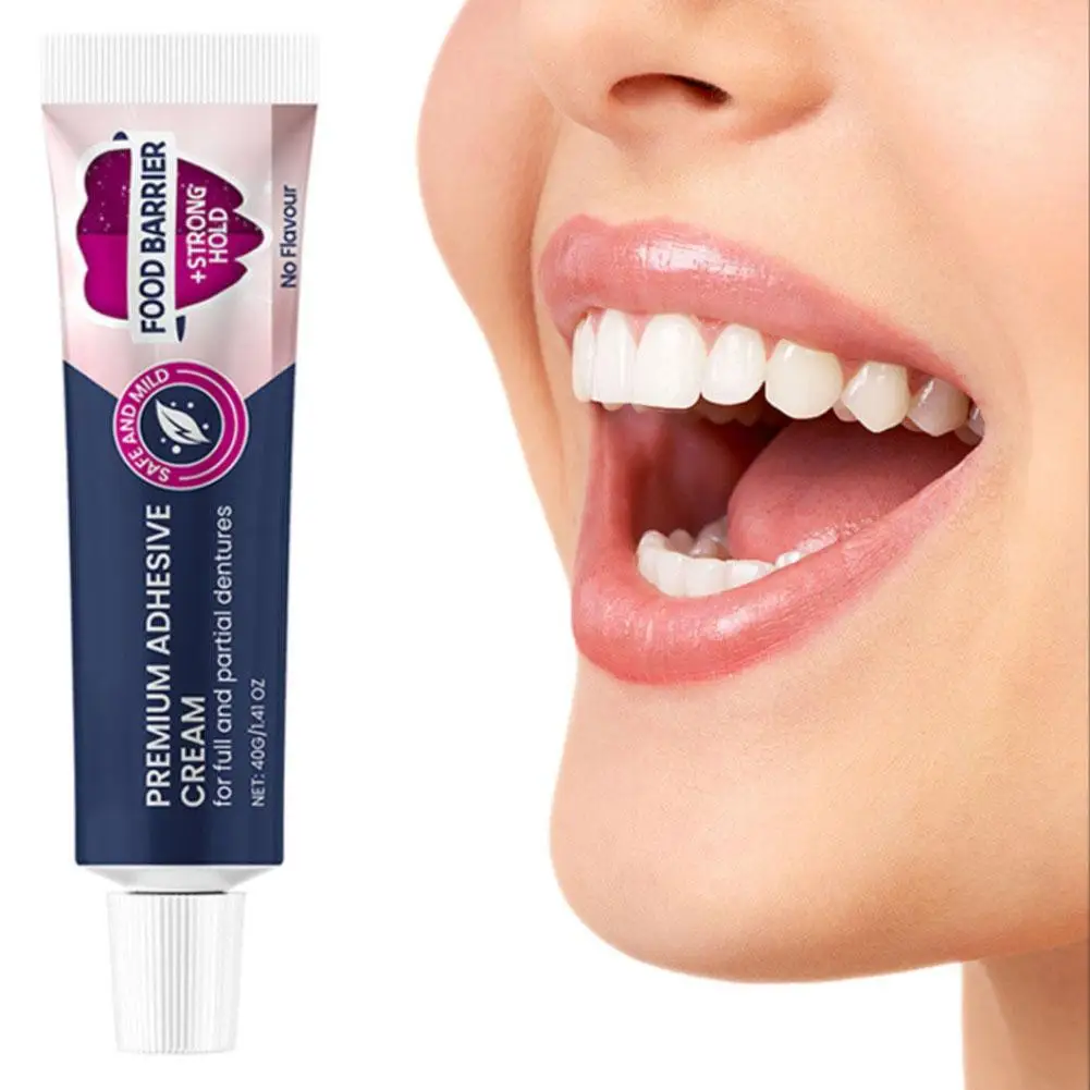 Denture Adhesive Cream Extra Strong Hold For Secure Comfort_voghion.com