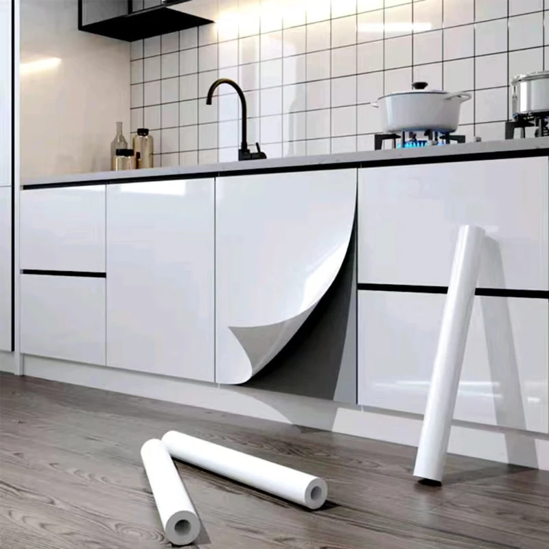 

Shiny White Marble Metal Contact Paper Self Adhesive Waterproof Wallpaper for Decor Furniture Peel and Stick Removable Stickers