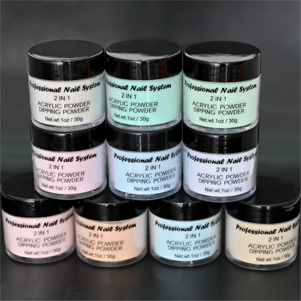 Nude Acrylic Powder Nail Decoration 28g(1Oz) Carving Crystal Powder Professional Design DIY Nail Extension Pigment Dust 1 Box nail powder,acrylic nail powder