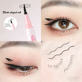 WODWOD Liquid Eyeliner Pen, Smooth Long Lasting Waterproof Quick Dry, Smudge Proof Natural High Pigment Eye Makeup