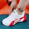 Women's Causal Sneakers 2024 Summer New Fashion Breathable Mesh Lace Up Sports Shoes for Women Platform Ladies Walking Shoes 5