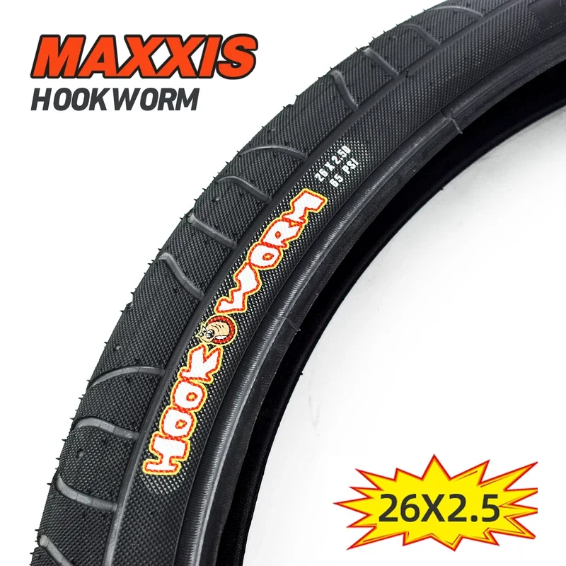 マキシス　Maxxis Hookworm 26x2.5　2本セット Maxxis Hook Worm 26 x 2.5 - Hi Power Cycles
