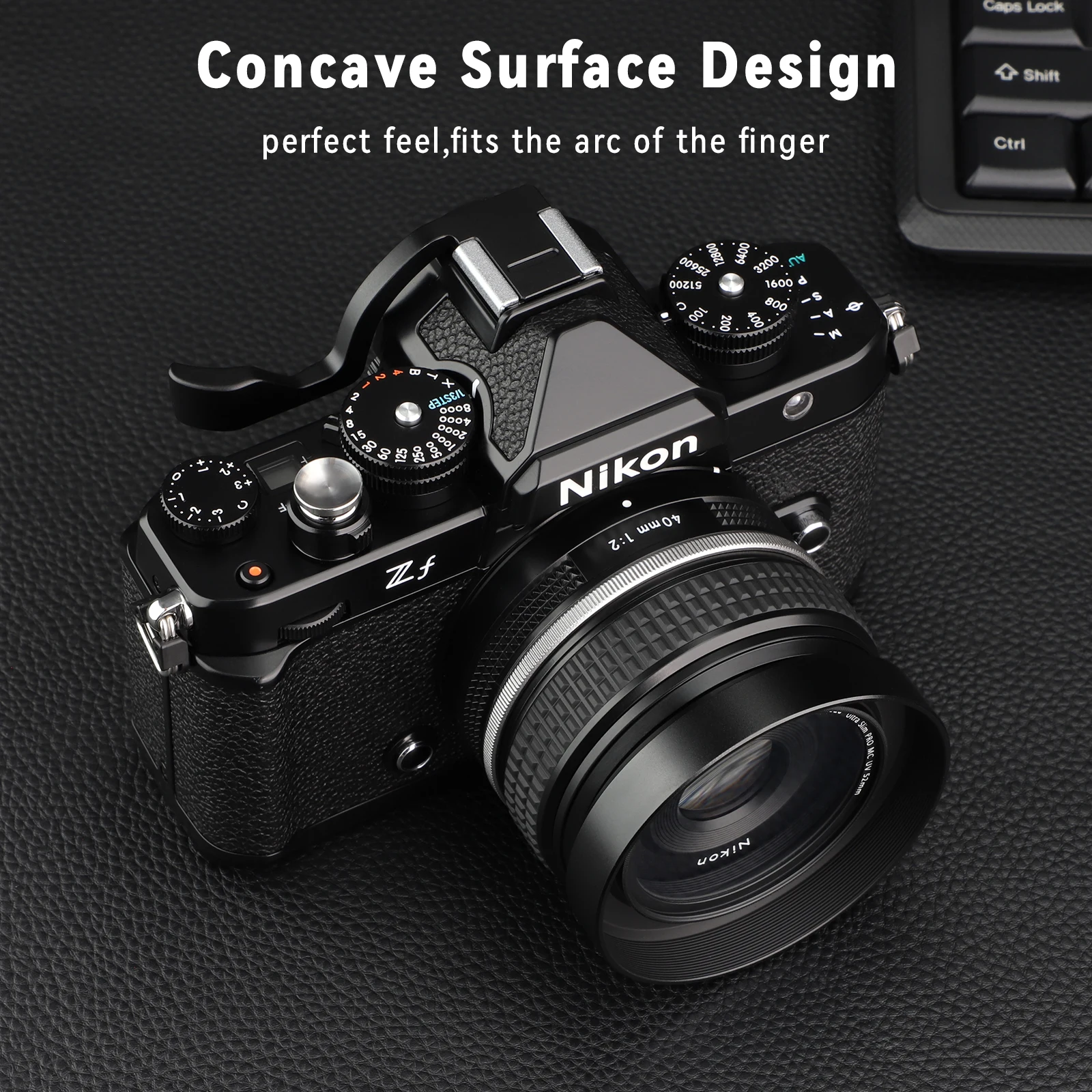 Exquisite Metal Concave Shutter Release Button for Fujifilm X100VI X100V X-T5 X-T4 X-T3 X-T30 X- X-T20 X-PRO3 X-E4 X-E3 Silver
