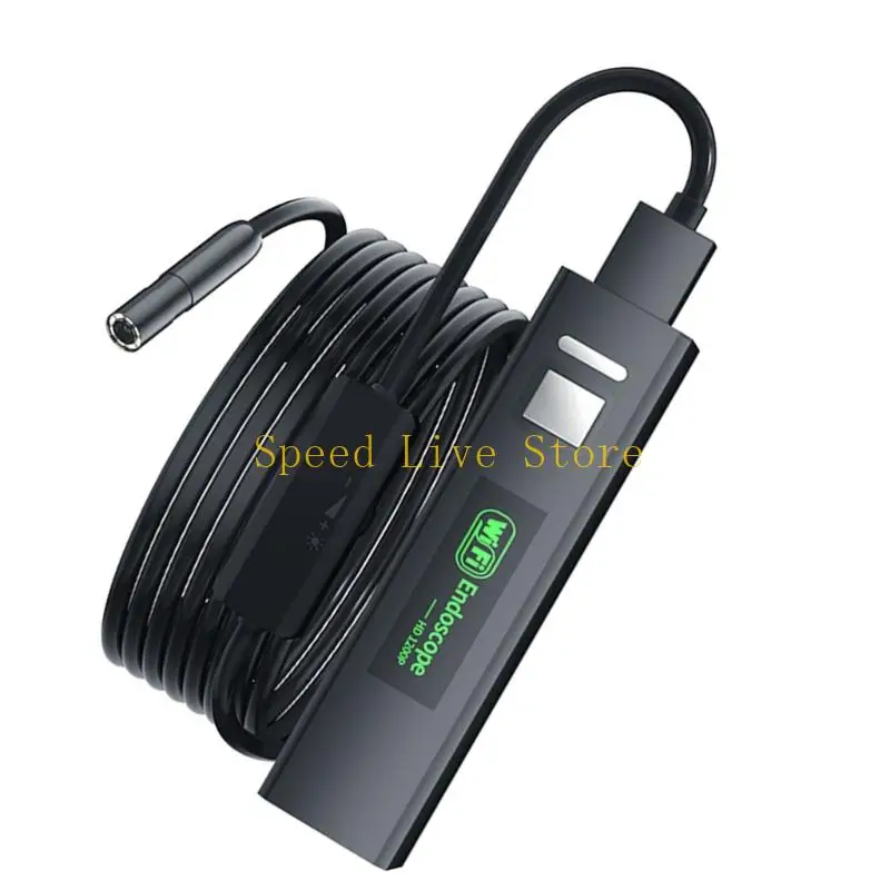 8개의 LED 조명이 장착된 547C WiFi 내시경 카메라, 스마트폰용 1200P 뱀 내시경