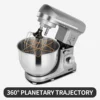 Ready to ship MRK Stand Mixer 5L 1000W Electric Dough Mixer Kitchen 8 Speed Tilt-Head Cake Food Mixer 5
