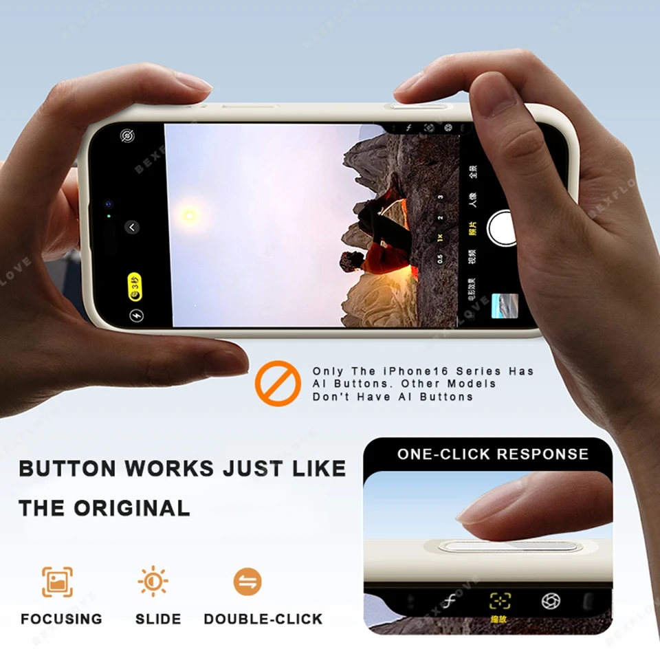 Premium Silicone Magnetic Phone Case with Wireless Charging Compatibility
