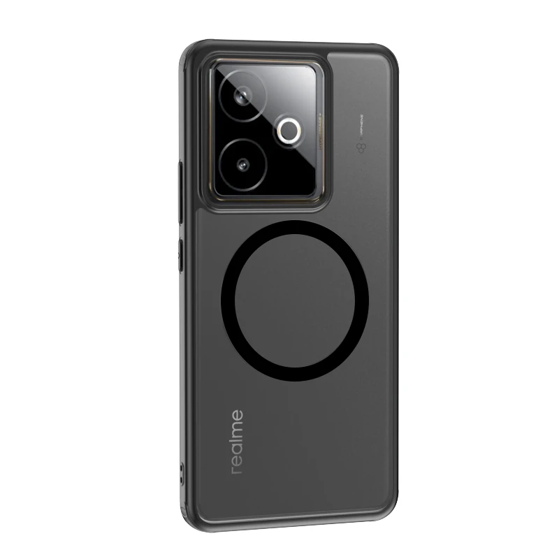 Luxury Matte Magnetic Case with Wireless Charging Compatibility