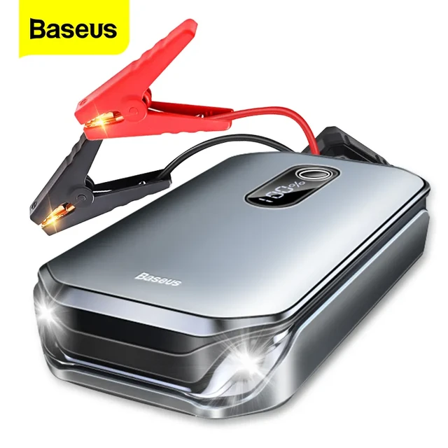 Baseus 12000mAh Car Jump Starter Power Bank 12V Auto Starting Device 1000A  Car Booster Battery Emergency Starter Battery for Car - AliExpress
