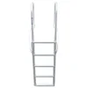 Aluminum Dock Ladder 5-Step Sliding Design Sturdy Construction Easy Assembly 4