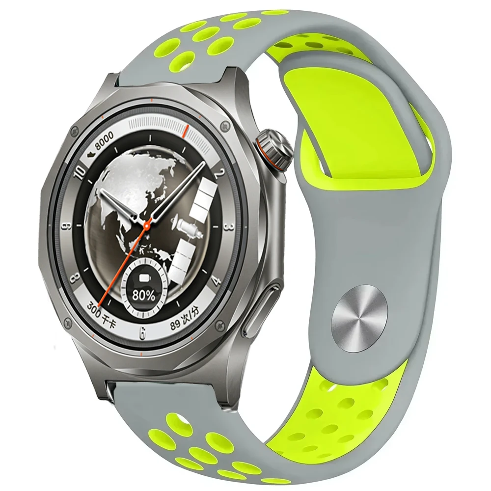 Breathable Adjustable Silicone Watch Strap - 18/20/22mm