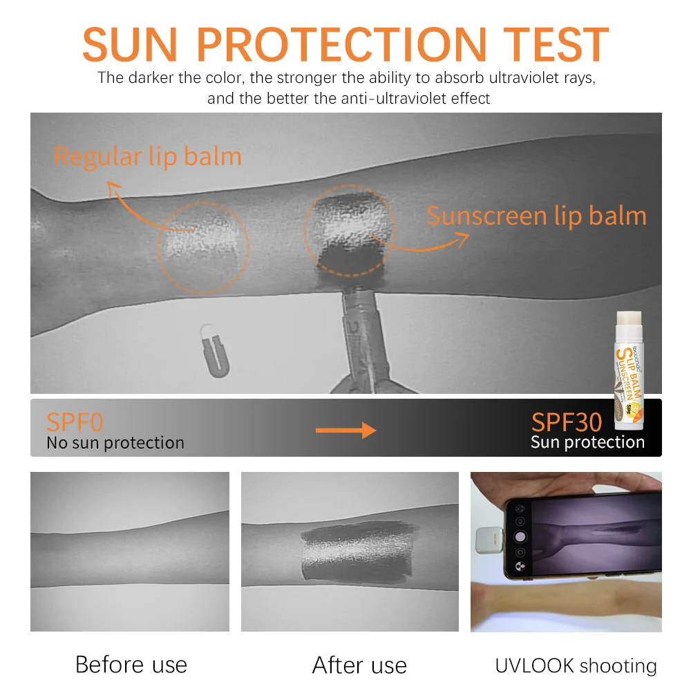 Lip Balm Sunscreen Lip Balm SPF30 Hydrating Lip Sunblock Protects Travel Size Soothes And Moisturizes Lips
