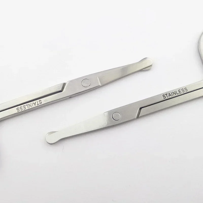 Facial Hair Scissors Professional Stainless Steel Mini Eyelash Nose Hair Remover Scissor Eyebrow Trimming Clippers Beauty Tools 5