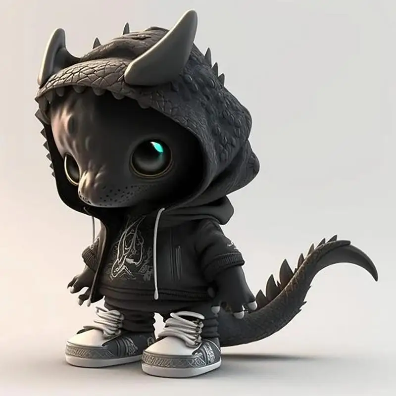 

Resin Cool Dragon Garden Statues Cartoon Dragon Sculpture Ornaments Outdoor Yard Art Figurine Home Decorations Christmas Gifts