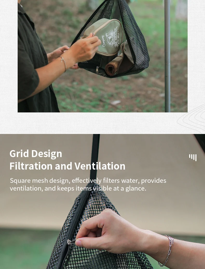 Description Picture 4 of itemDrying Net Triangle Drying Hanging Mesh Storage Net Tent Food Dryer Net Outdoor Camping Organizer Mesh Storage For Foods Clothes