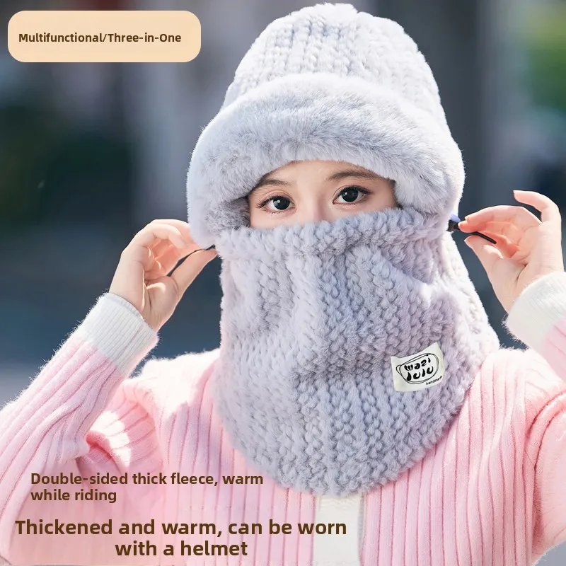 Gray [thick plush & wearable helmet]