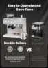 Machine 20 Bar With Grinder & Steam Wand – All in One Espresso Maker & Espresso Machine with Grinder for Home 2