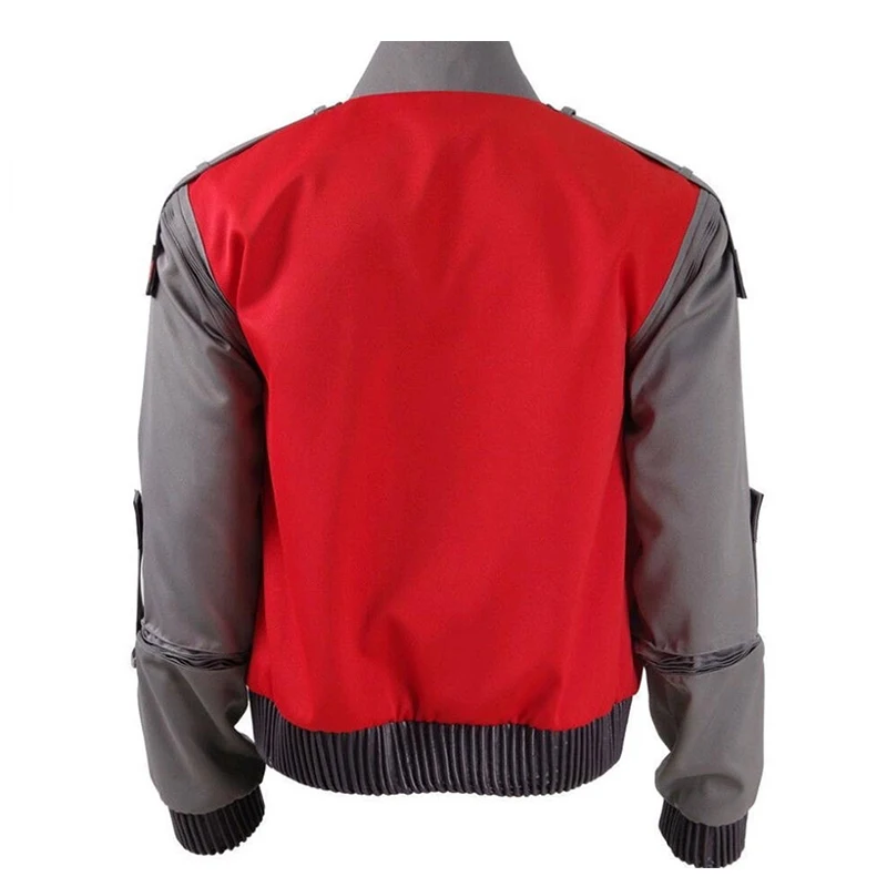 Высокое качество Назад в будущее Косплей Костюм Jr Marlene Seamus Марти жилет макфлая оранжевый верхняя одежда пальто сделал любой размер (art.: 7ad5c13ec) - 7ad5c13ec